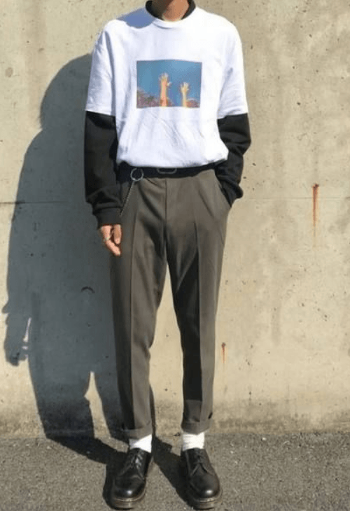 Fashion Outfit 90-an Dengan Kaos Sablon