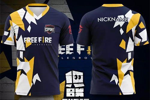 custom jersey esport free fire