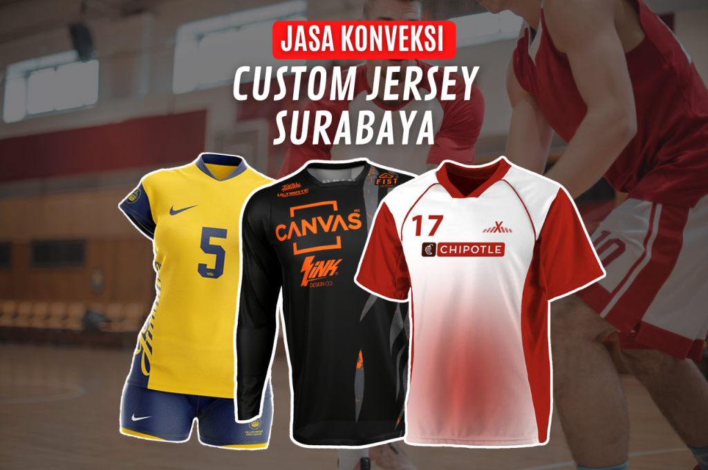 Jasa Konveksi Custom Jersey Surabaya